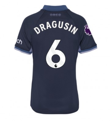 Tottenham Hotspur Radu Dragusin #6 Udebanetrøje Dame 2023-24 Kort ærmer